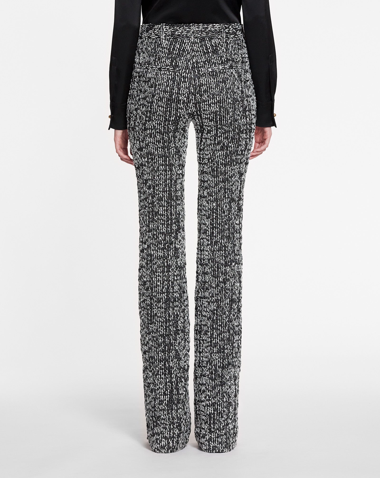 FITTED FLARED PANTS - 4