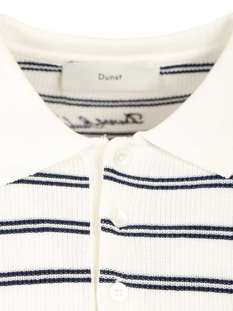 striped knitted polo top 4