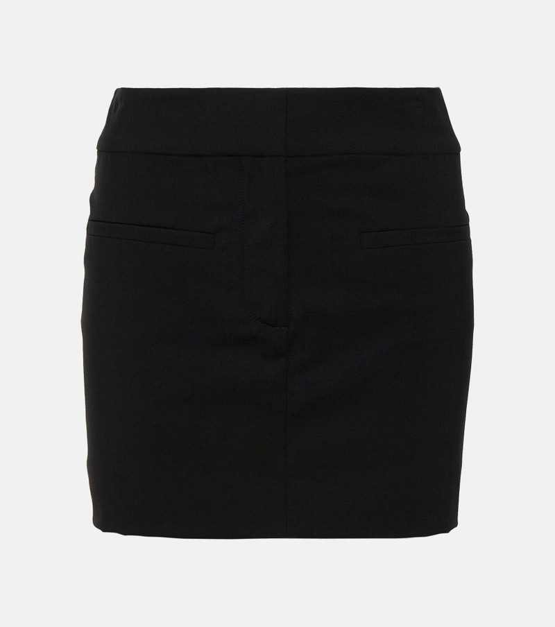 Elara wool-blend miniskirt - 1