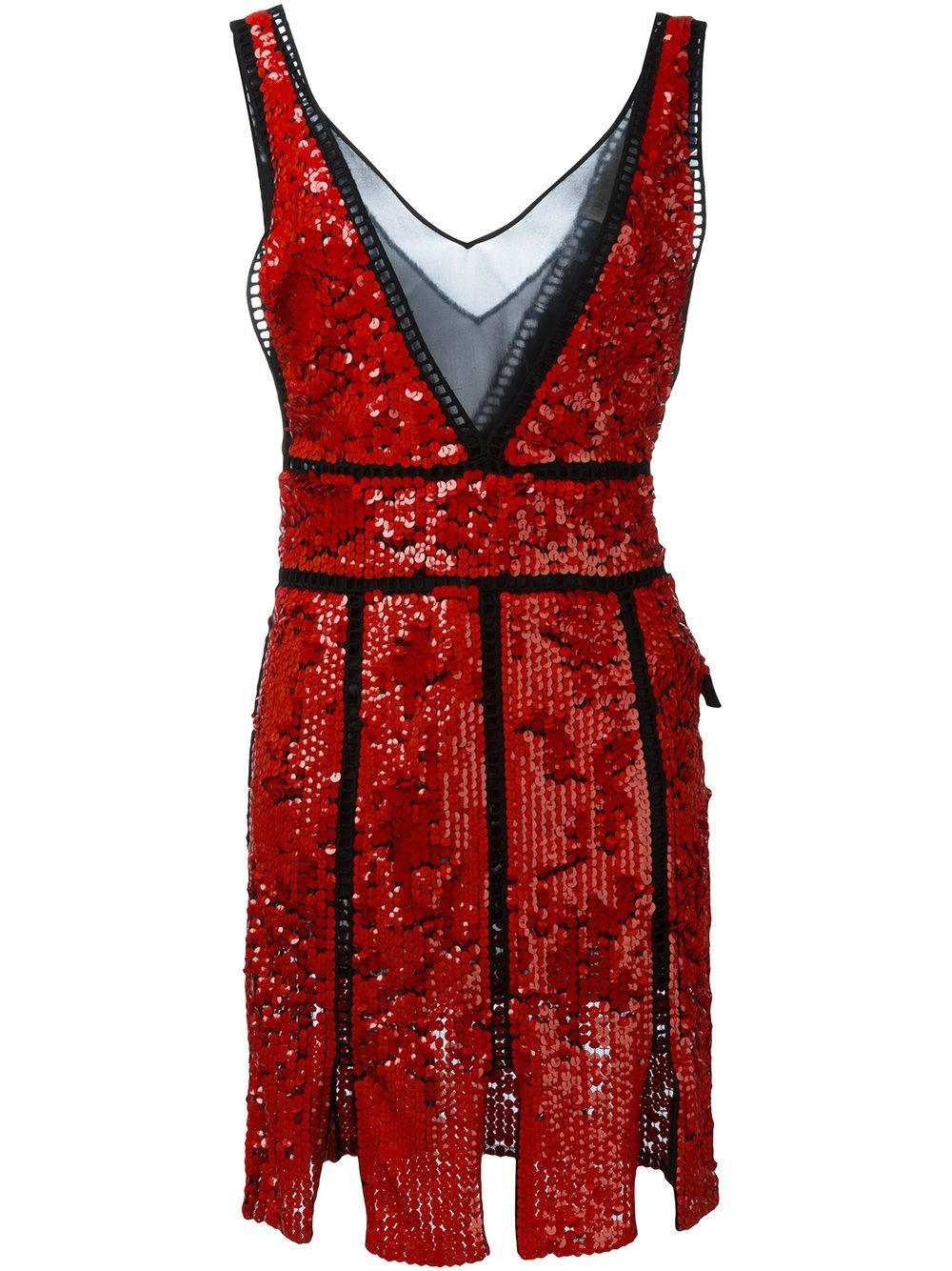 sequin embellished dress - 1