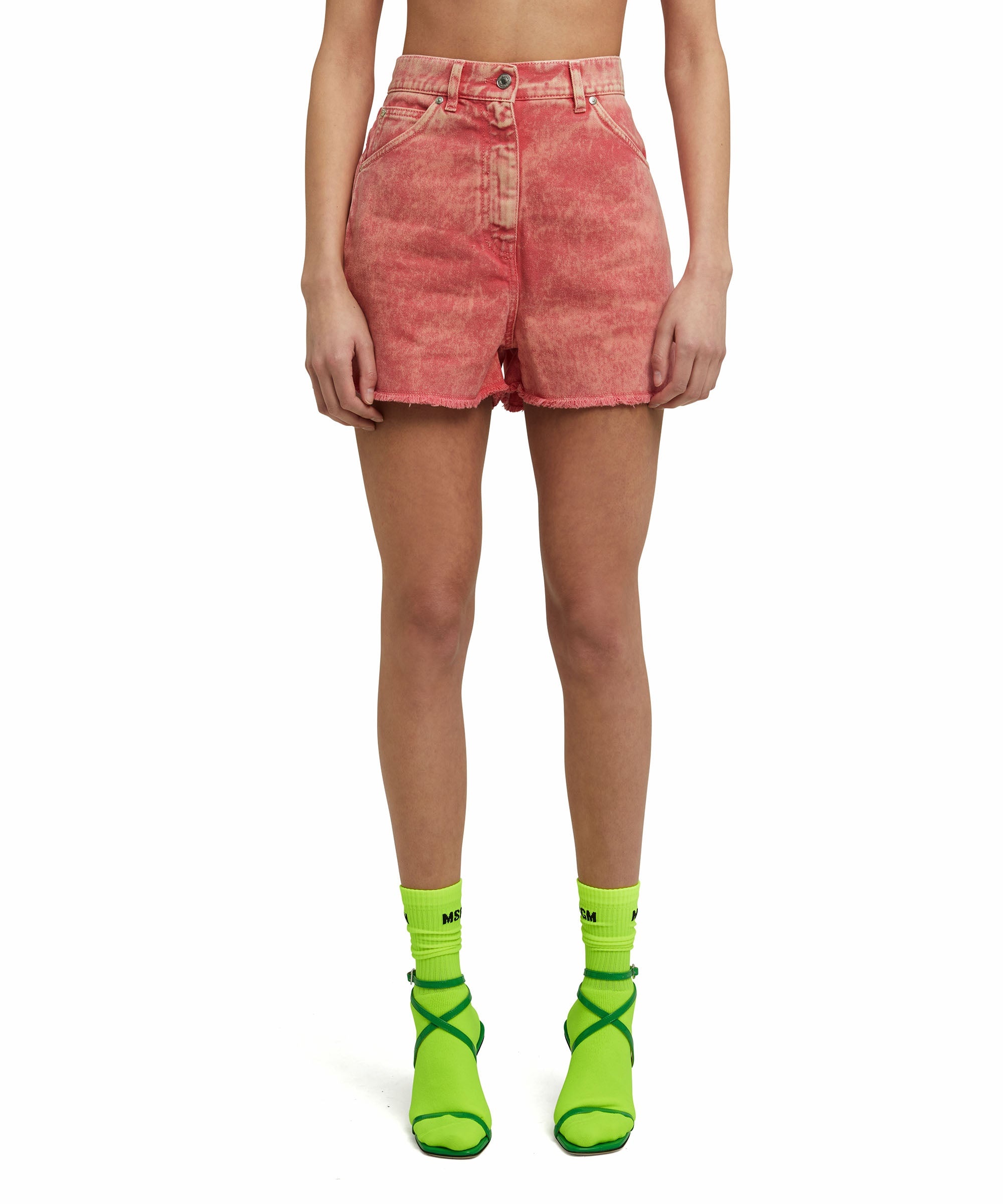 Bull shorts with "marble" effect - 2