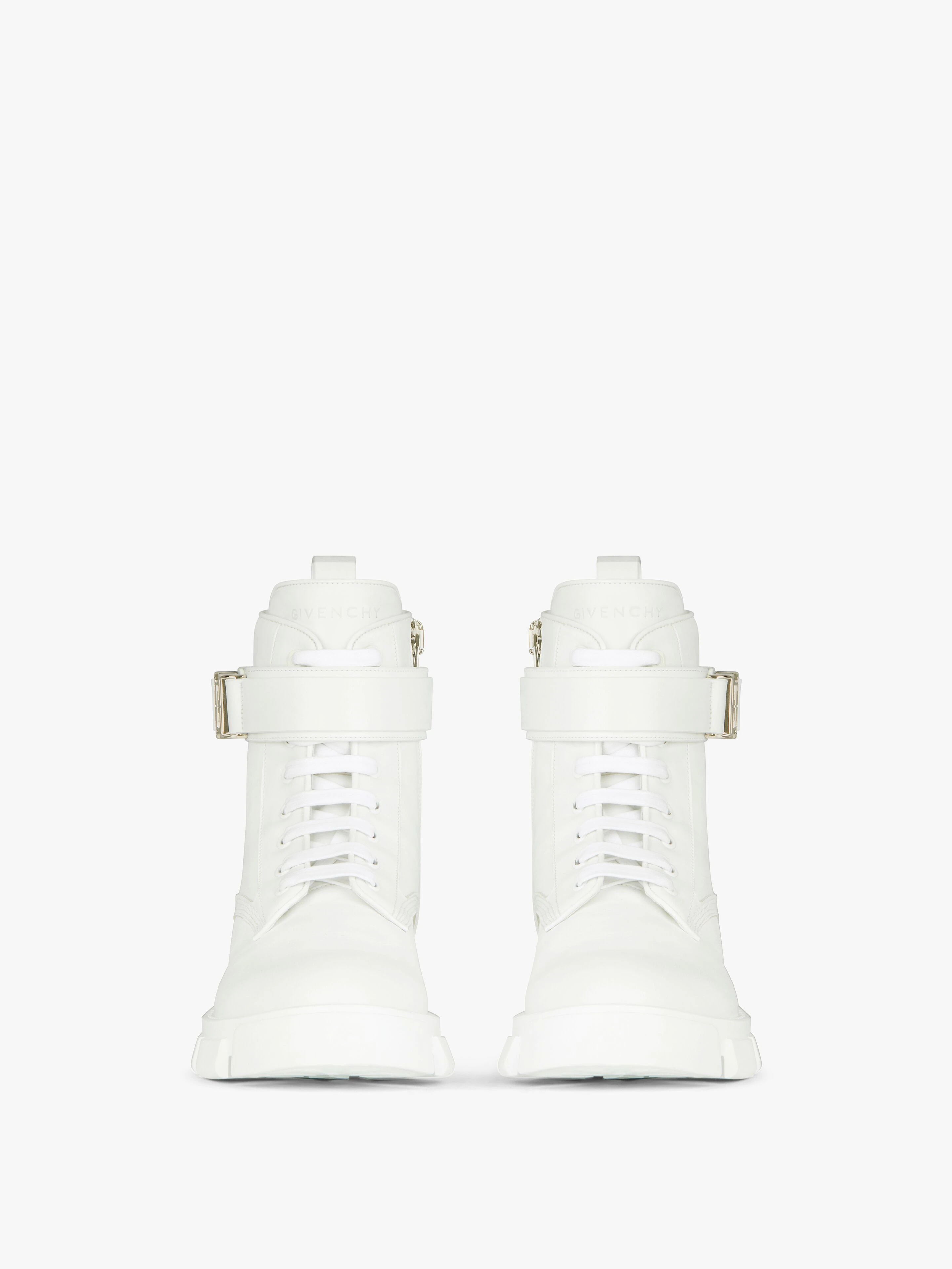 TERRA BOOTS IN LEATHER WITH 4G BUCKLE - 2