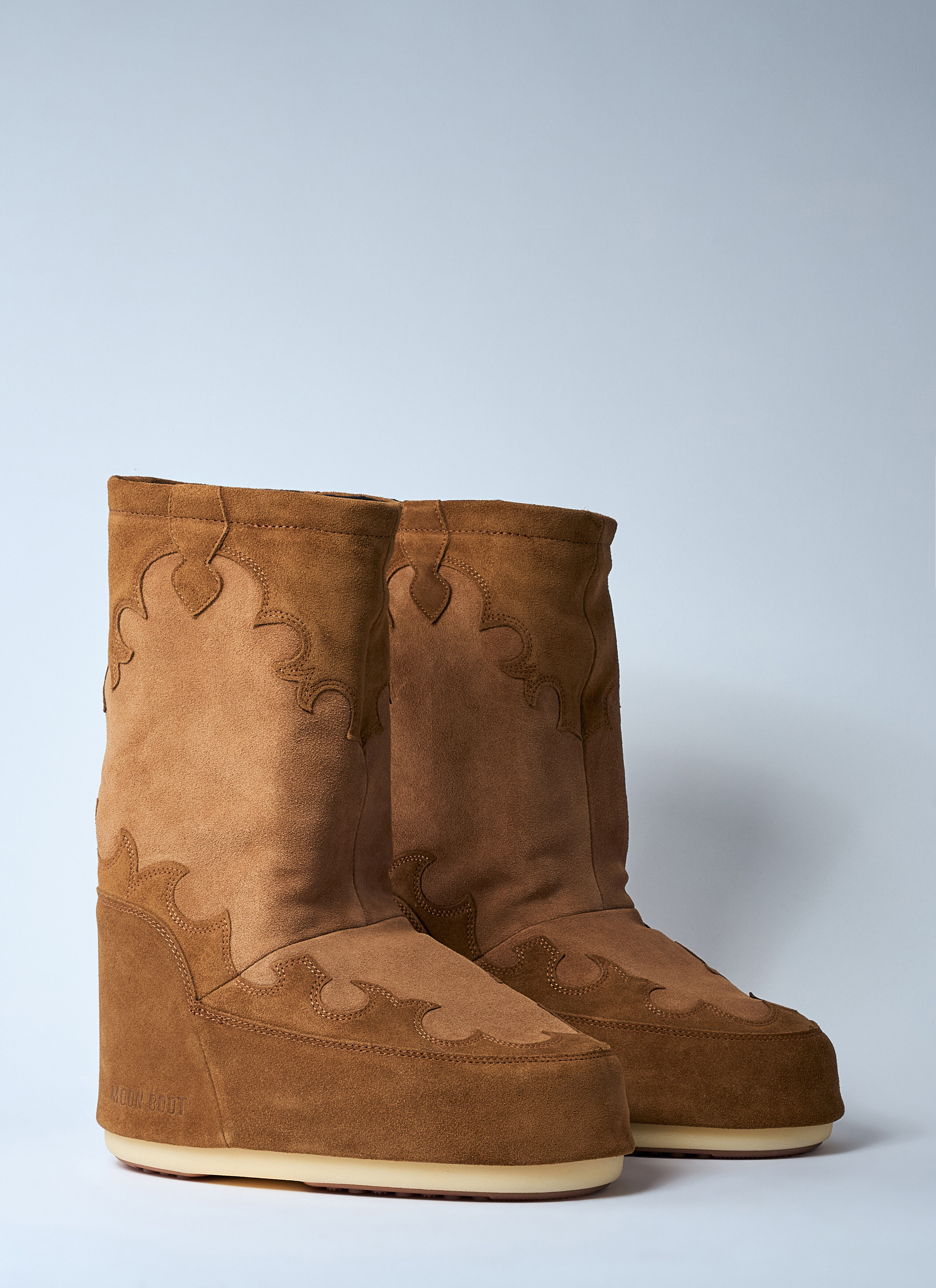 Icon Suede Embroidery Boots - 2