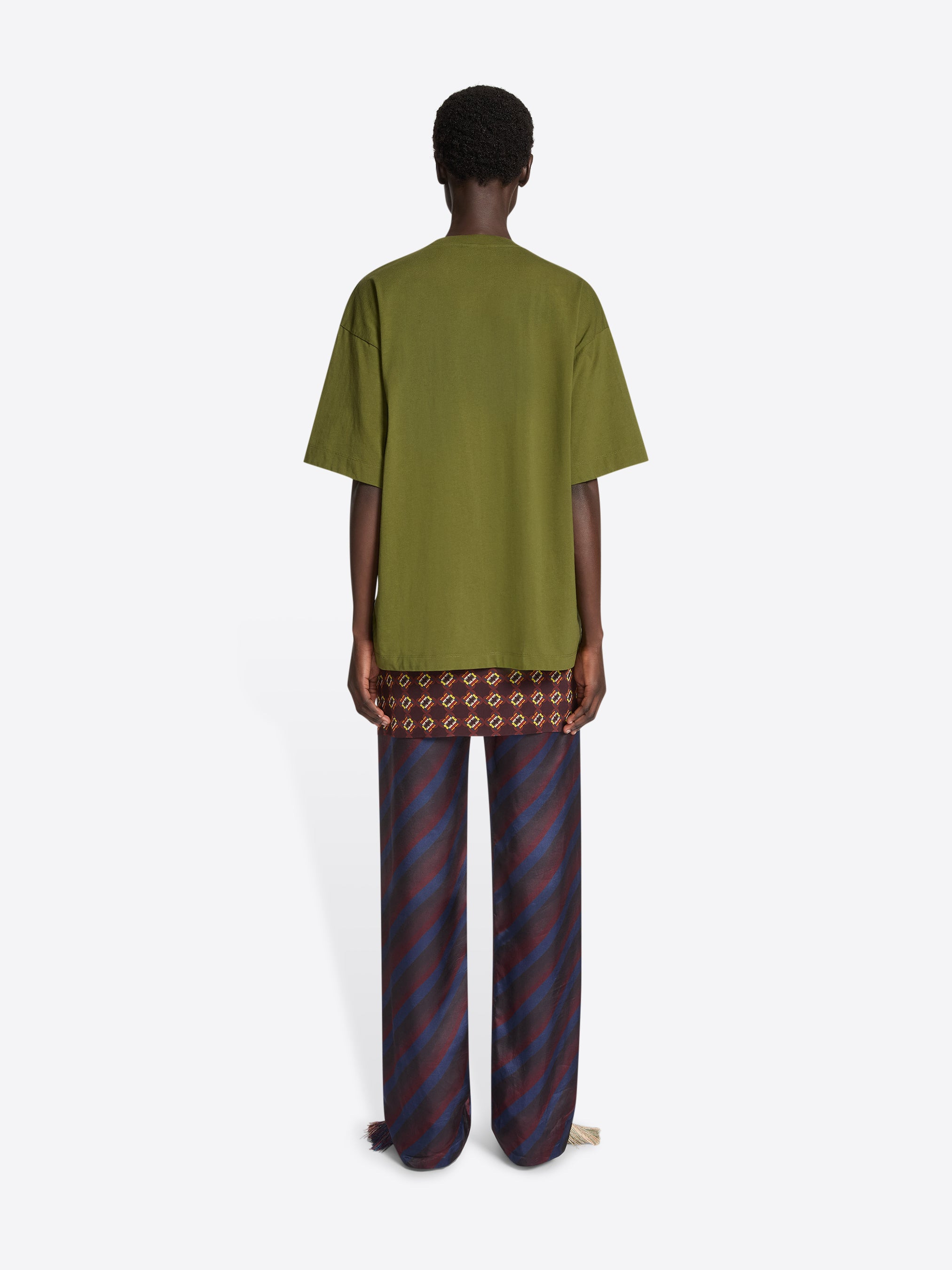 EMBROIDERED COTTON TEE - 4