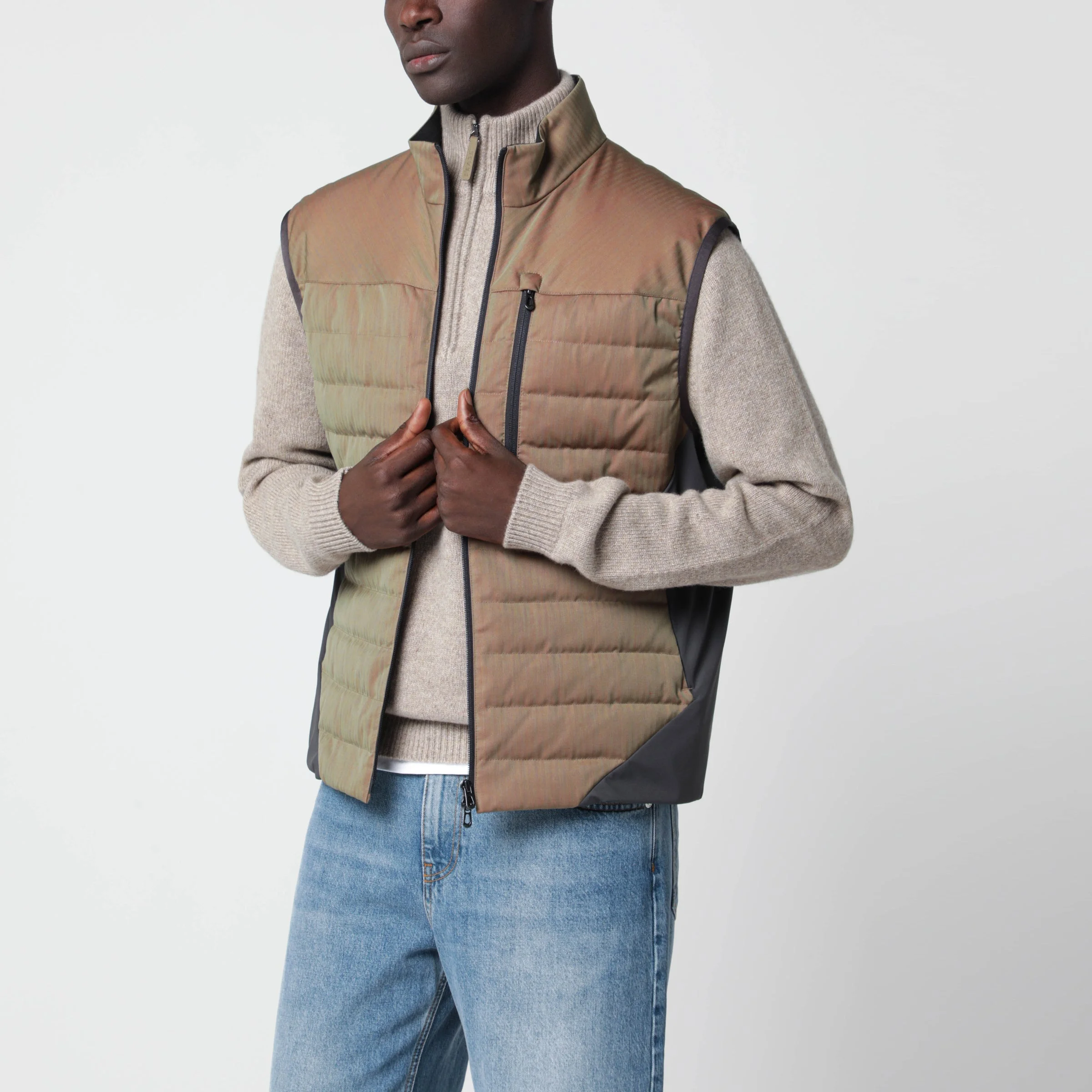 Intrepid Iridescent Tech-Wool Padded Vest - 1