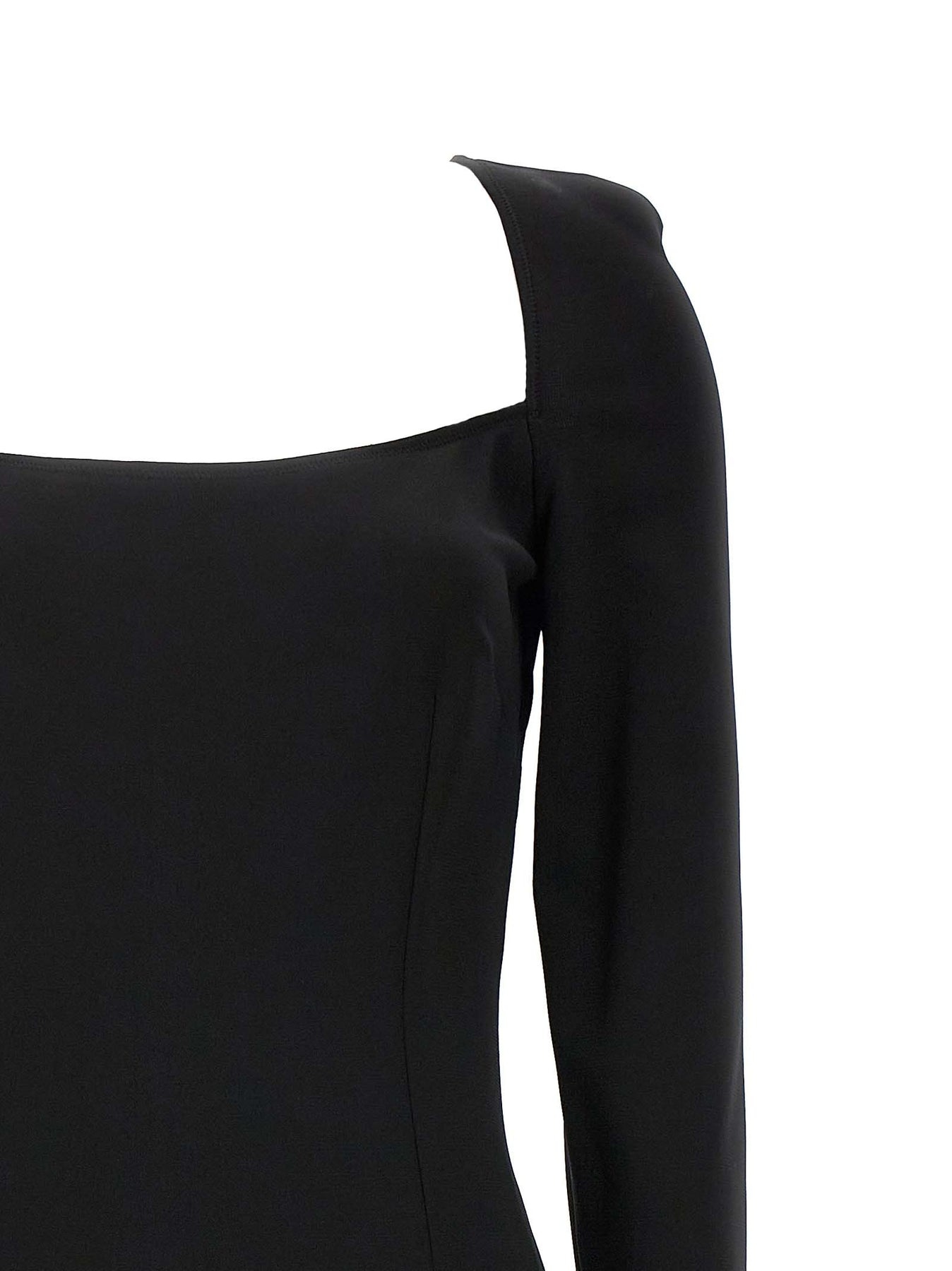 Milan Stitch Dress Dresses Black - 3
