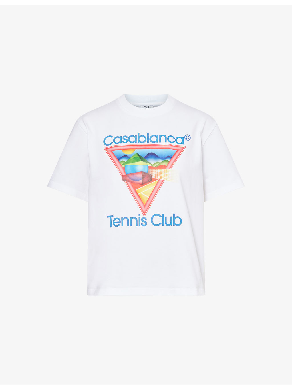 Tennis Club Printed Cotton-Jersey T-Shirt - 1