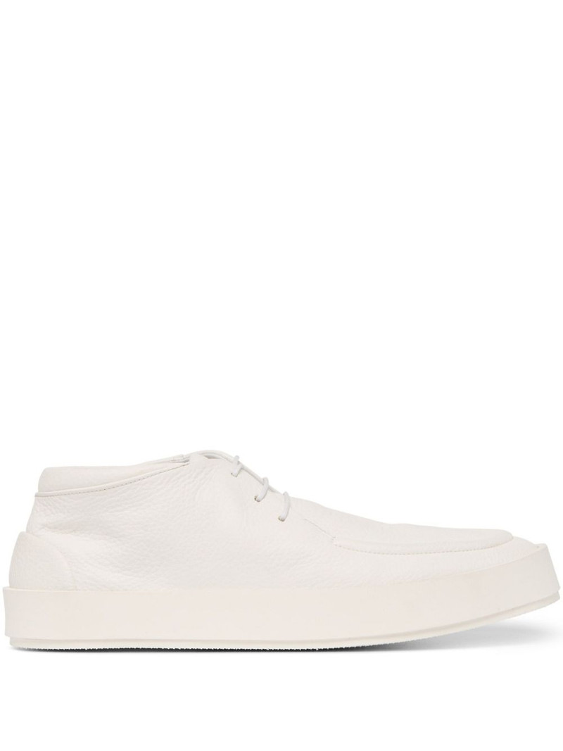leather lace-up derby shoes 1