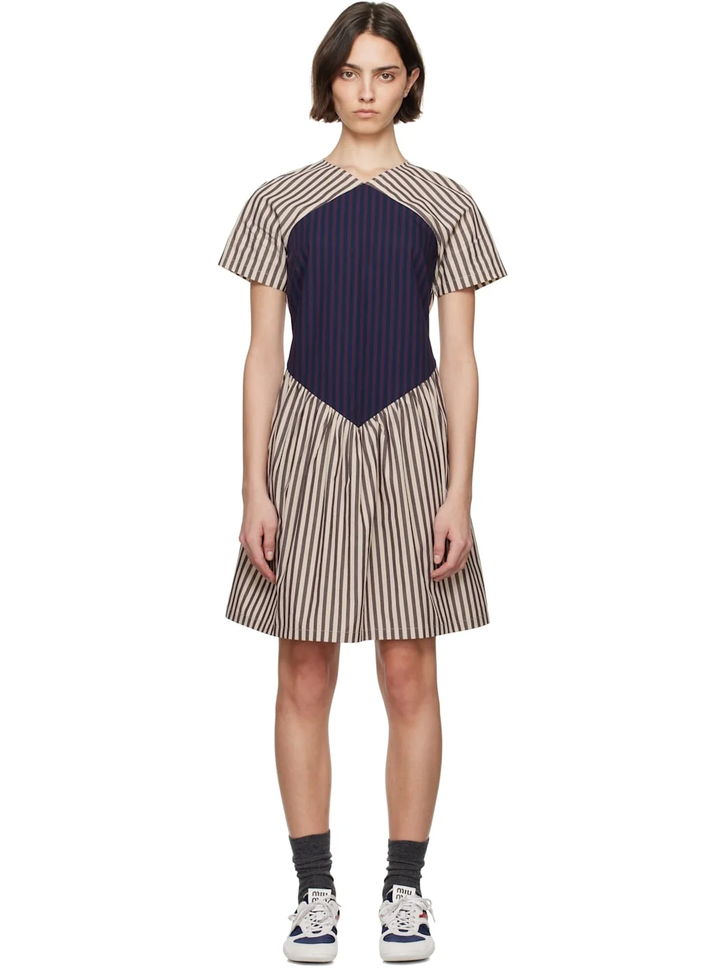 Brown Ace Minidress - 1