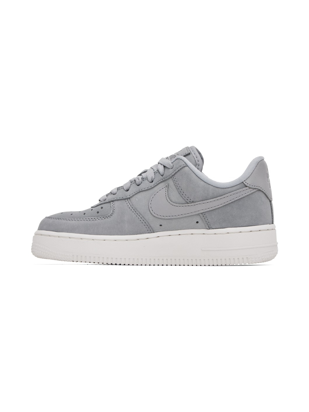 Gray Air Force 1 Premium Sneakers - 3