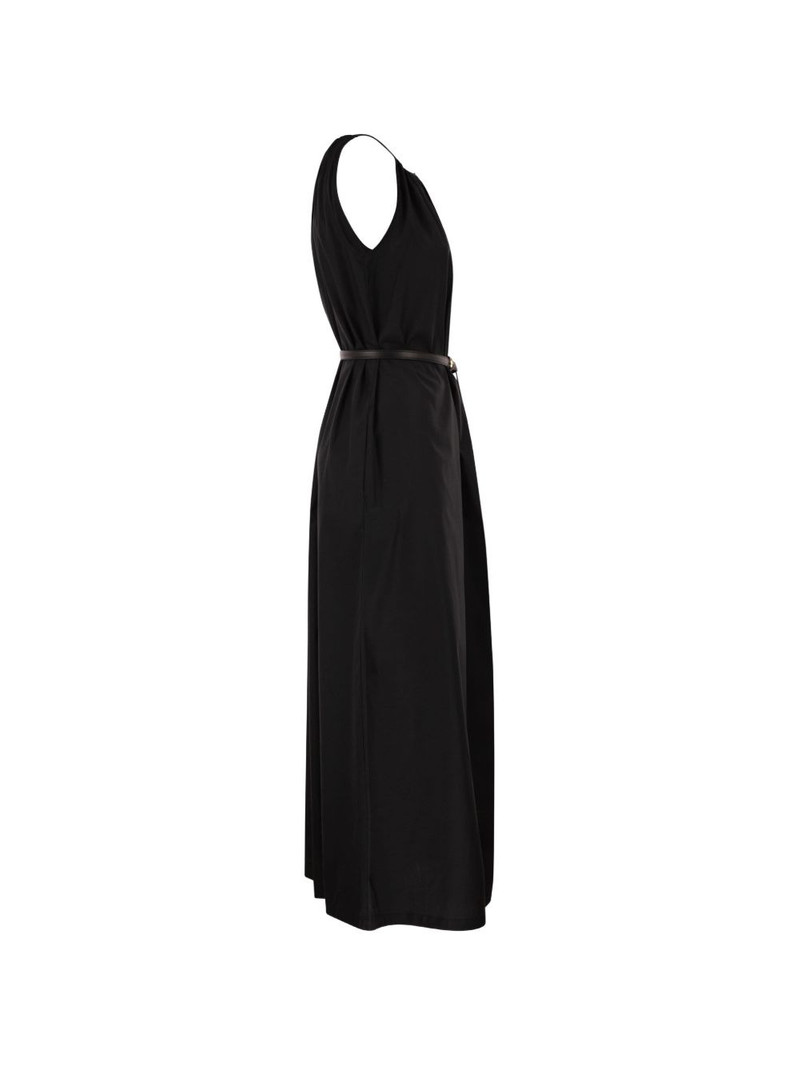 halterneck belted maxi dress 3