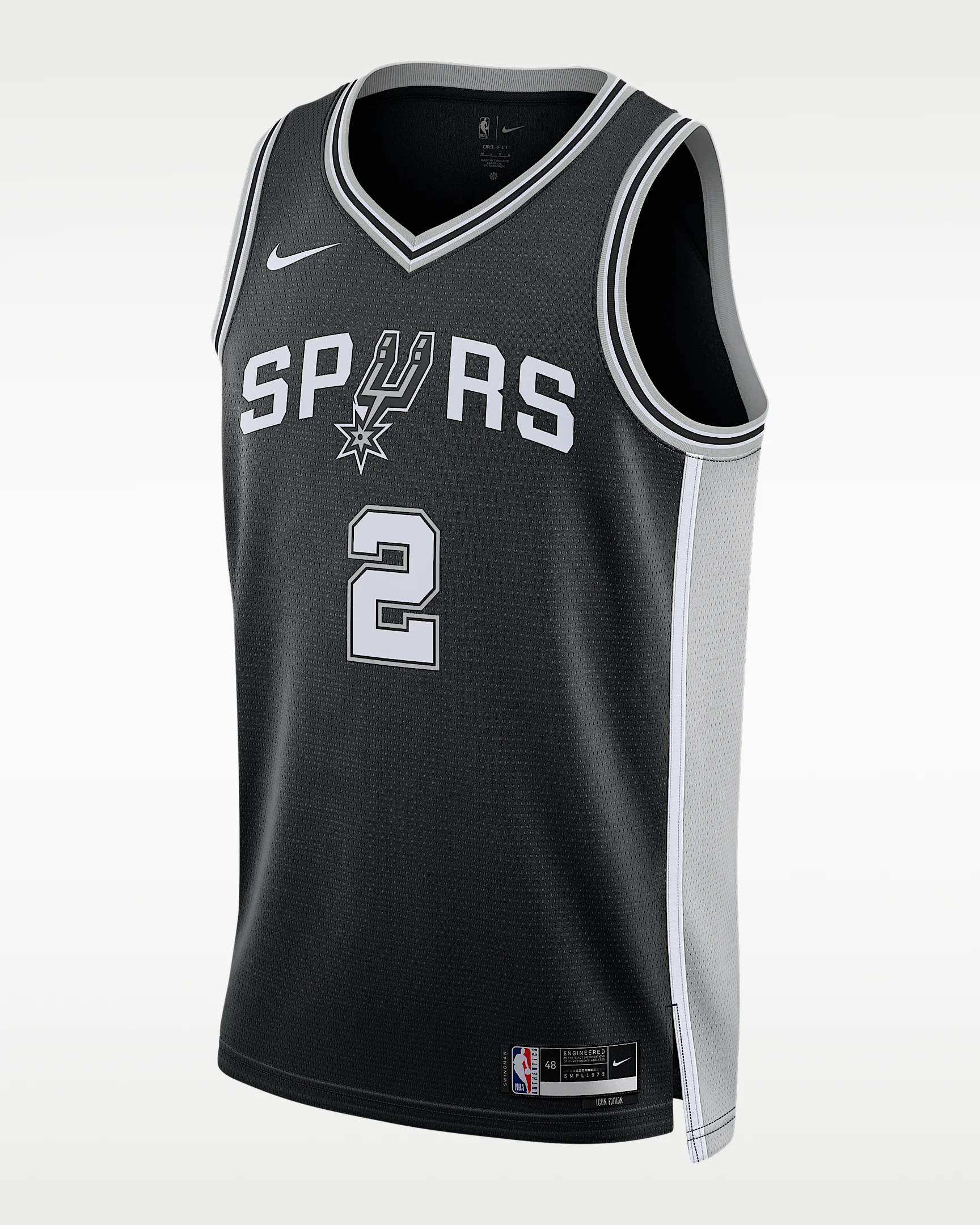 San Antonio Spurs Icon Edition Men's Nike Dri-FIT NBA Swingman Jersey - 1