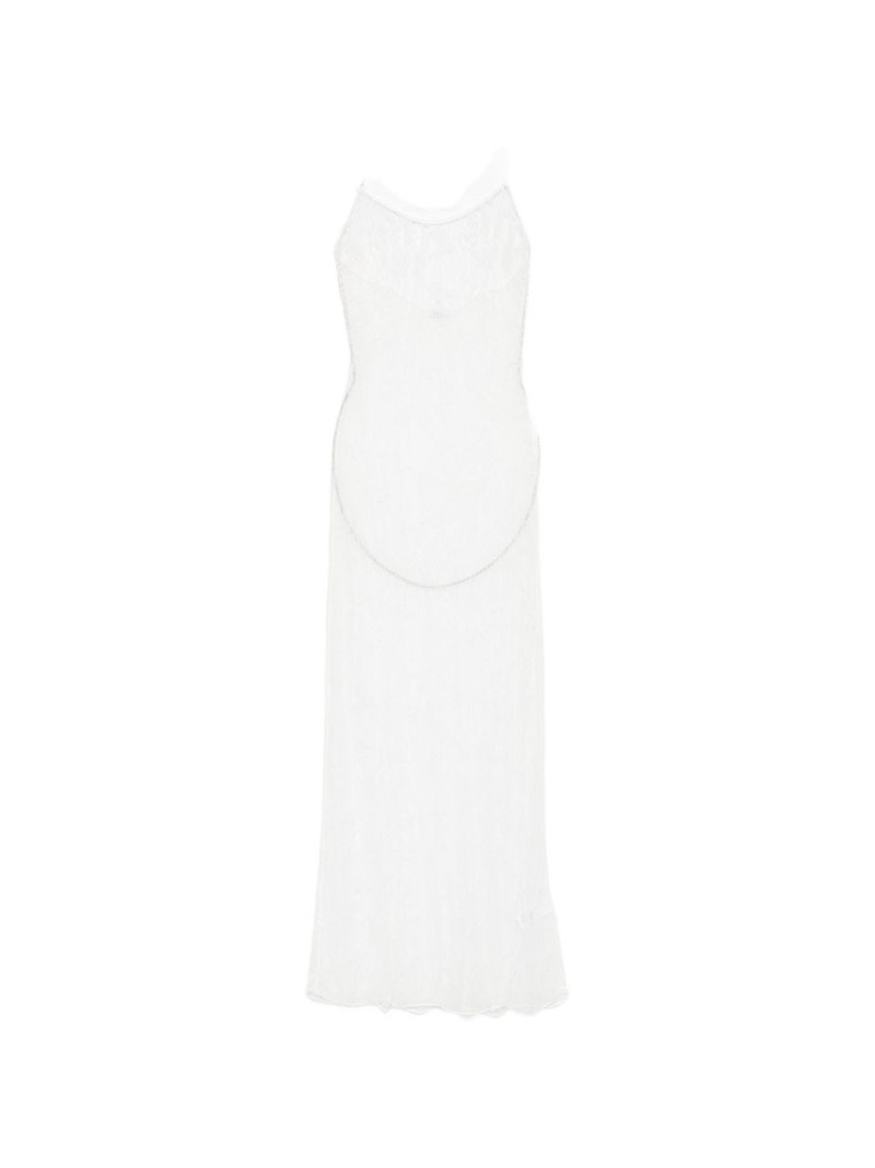 lace ring-detail maxi dress 1