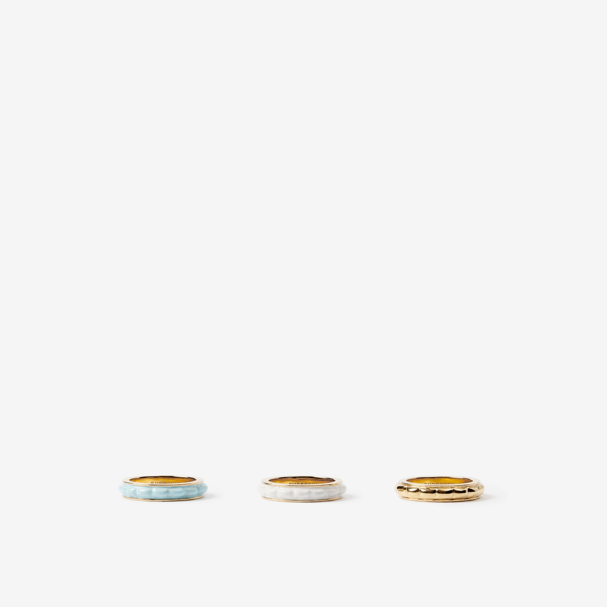 Enamel and Gold-plated Lola Rings - 1