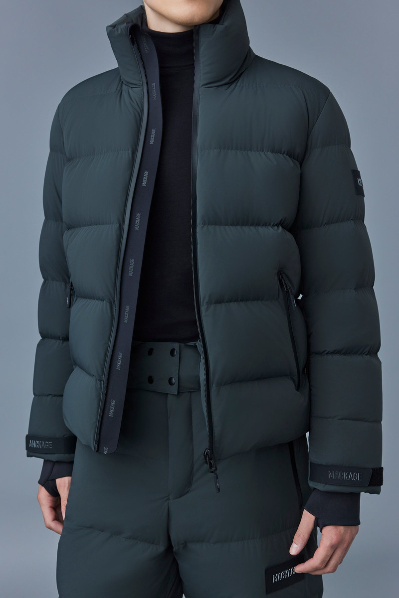SAMUEL-SKI Medium down jacket with hood 2