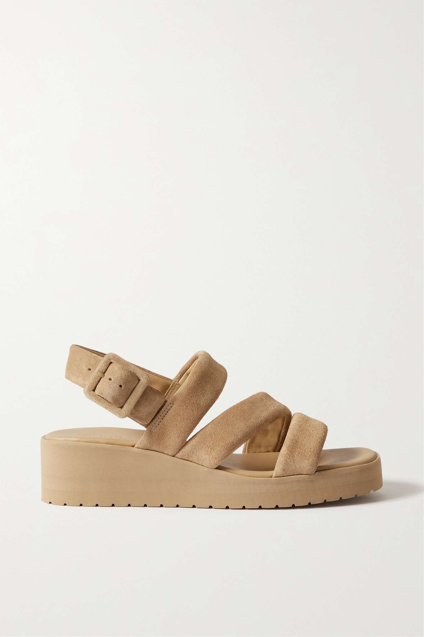 Skylar suede wedge slingback sandals - 1