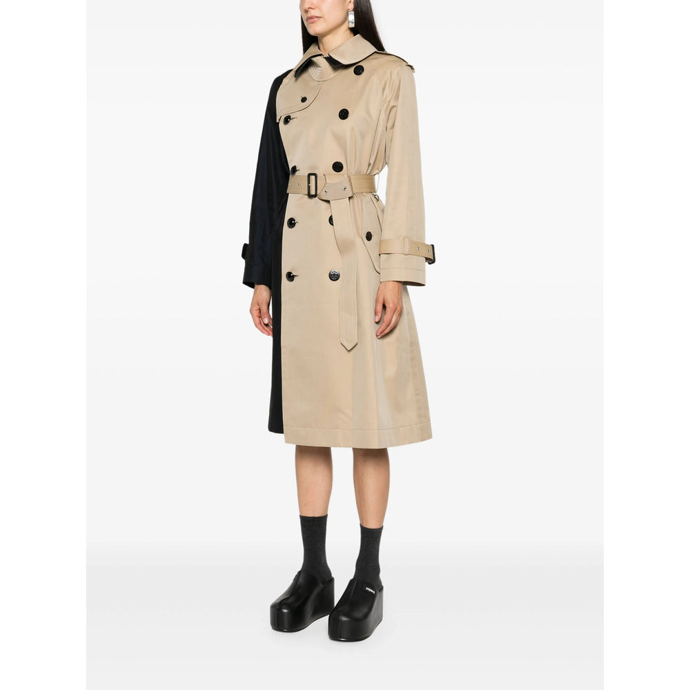 Sacai Black Coats - Trench & Raincoats Women - 5