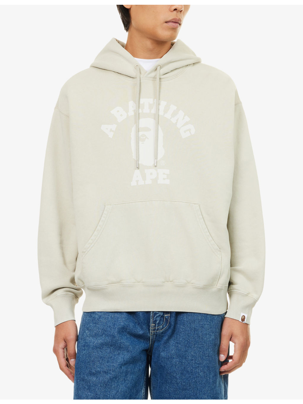 College Brand-Print Cotton-Jersey Hoody - 3