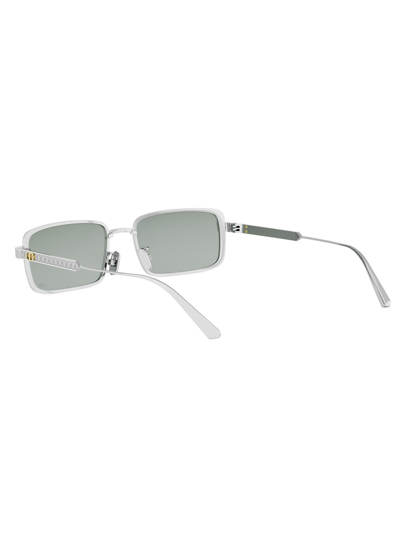 Women's DiorCannage S2U 55MM Rectangular Sunglasses - Silver Grey 4