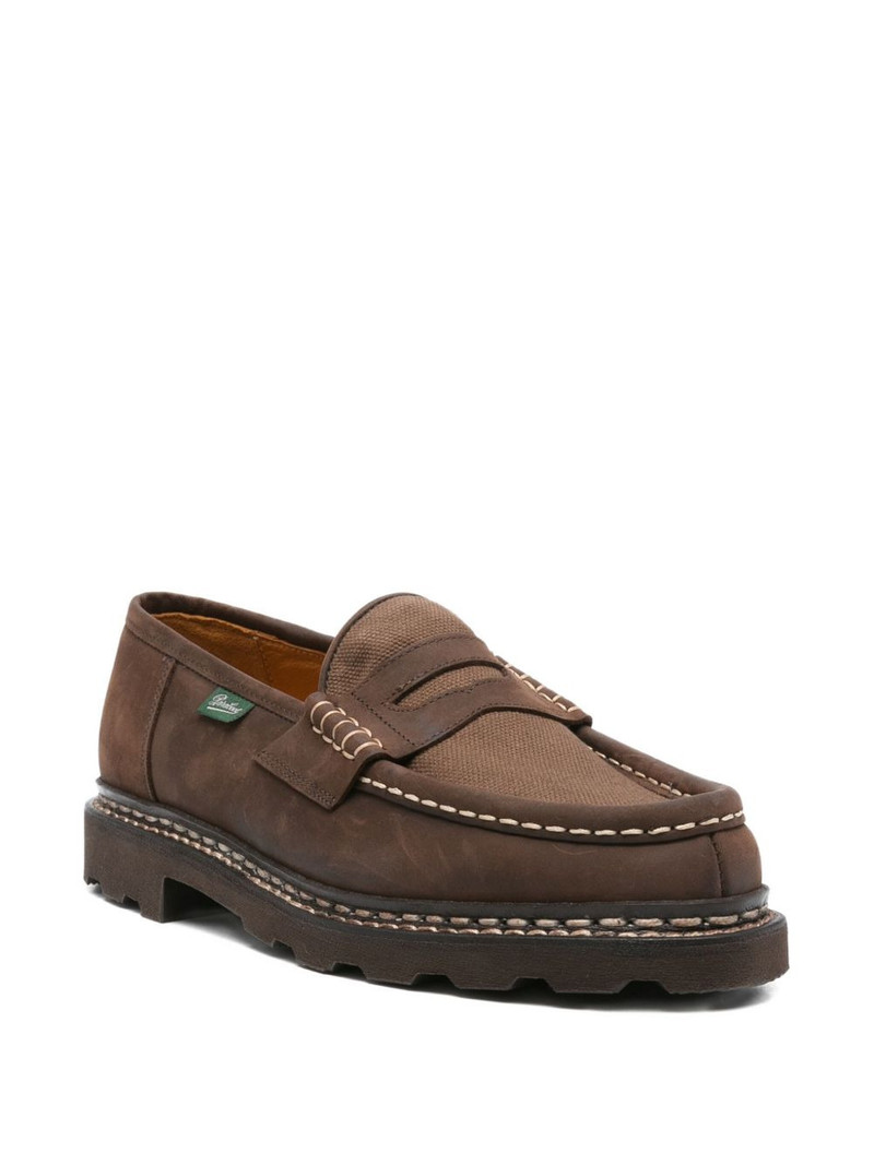 Paraboot leather penny loafers outlook