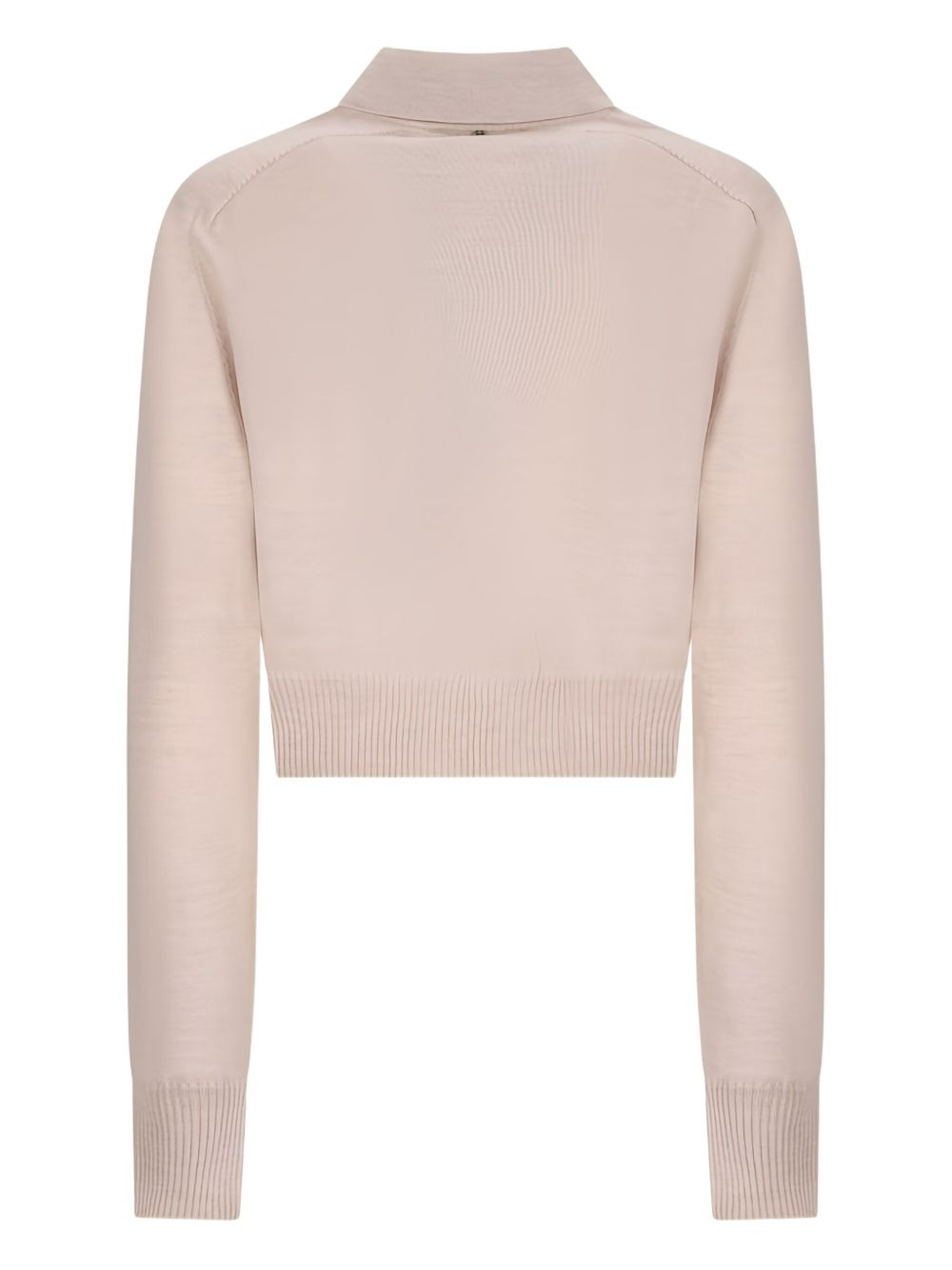 collared button-front cardigan - 2