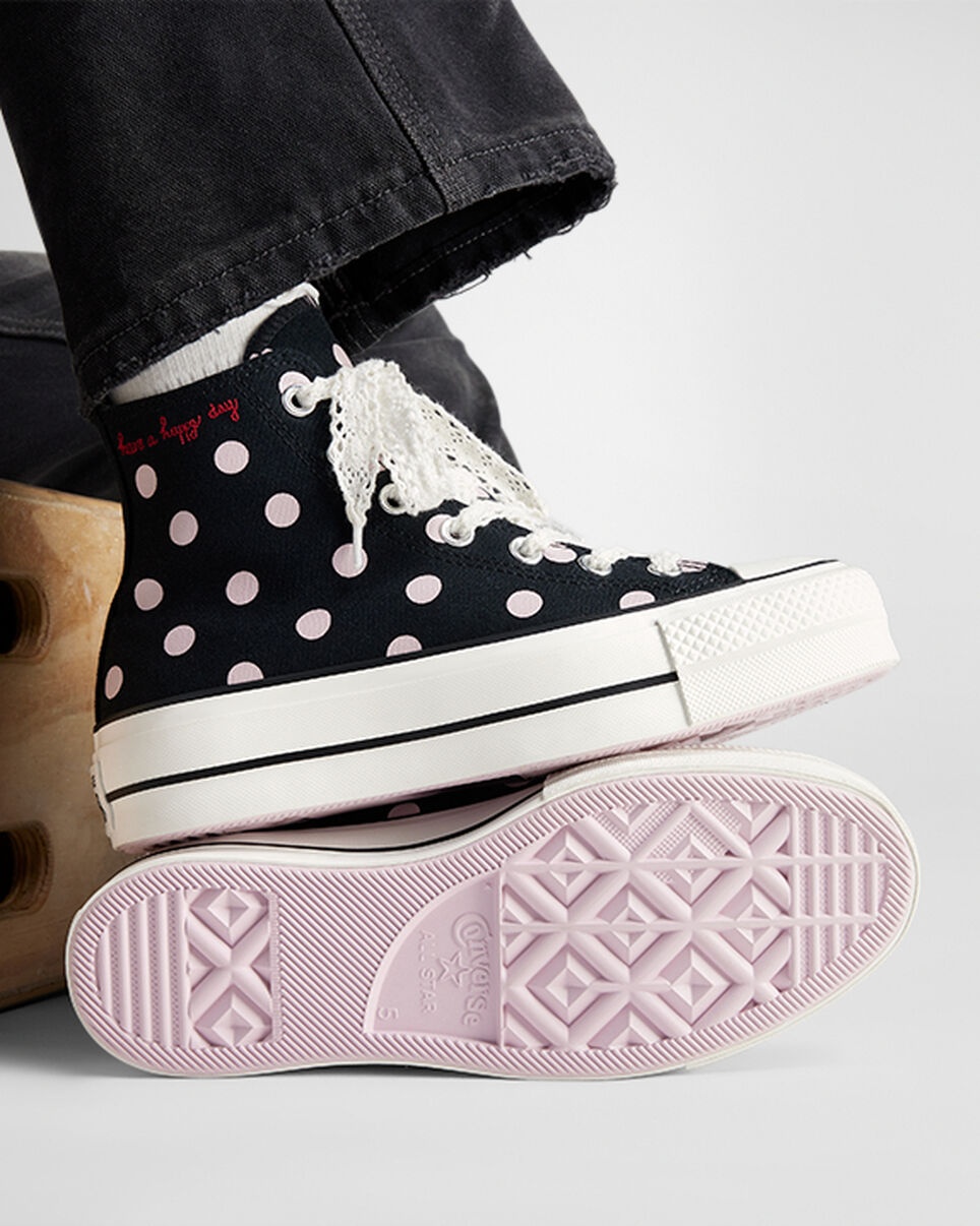 Chuck Taylor All Star Lift Platform Polka Dots - 11