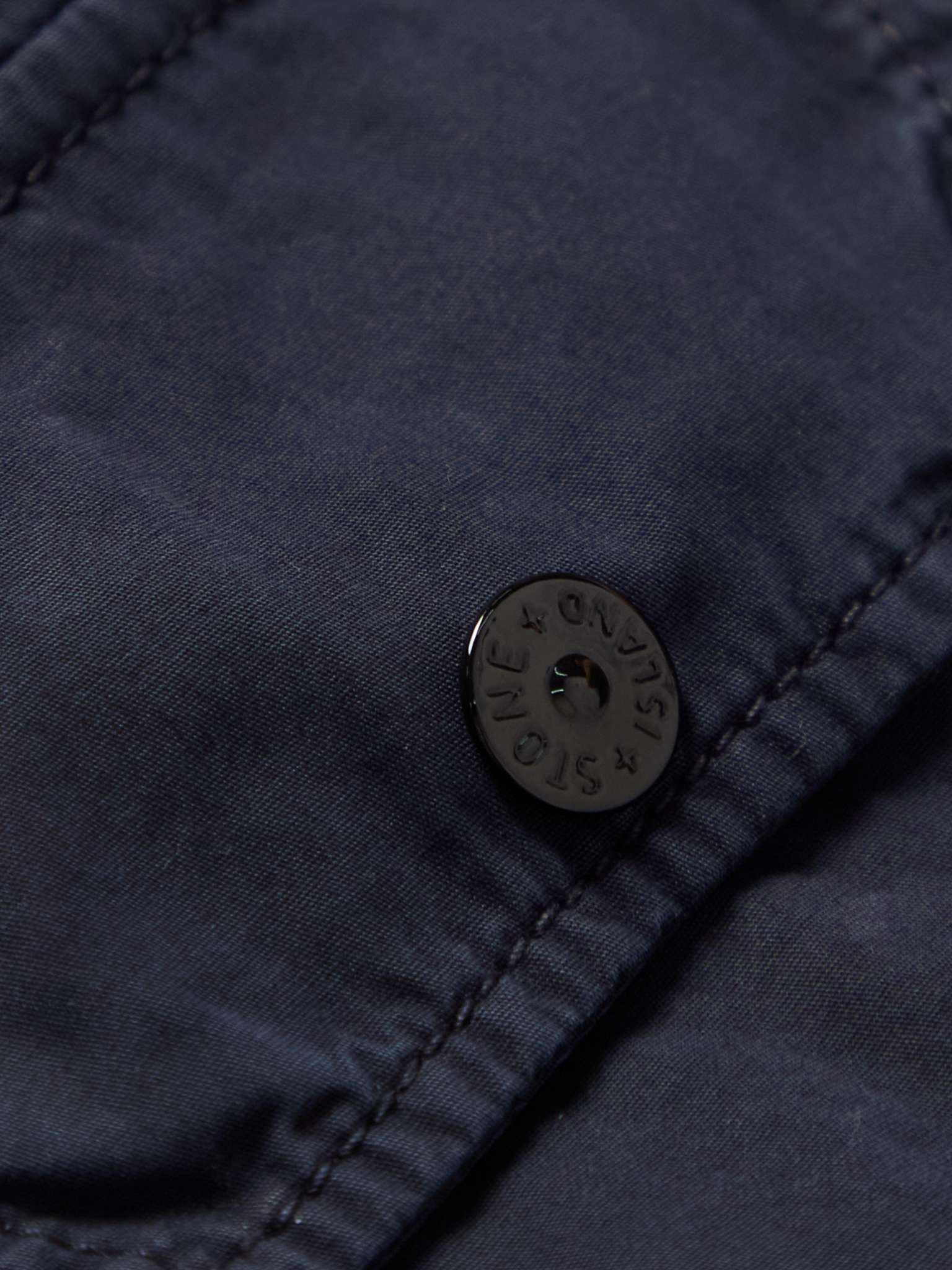 Logo-Appliquéd Garment-Dyed Cotton-Twill Overshirt - 3