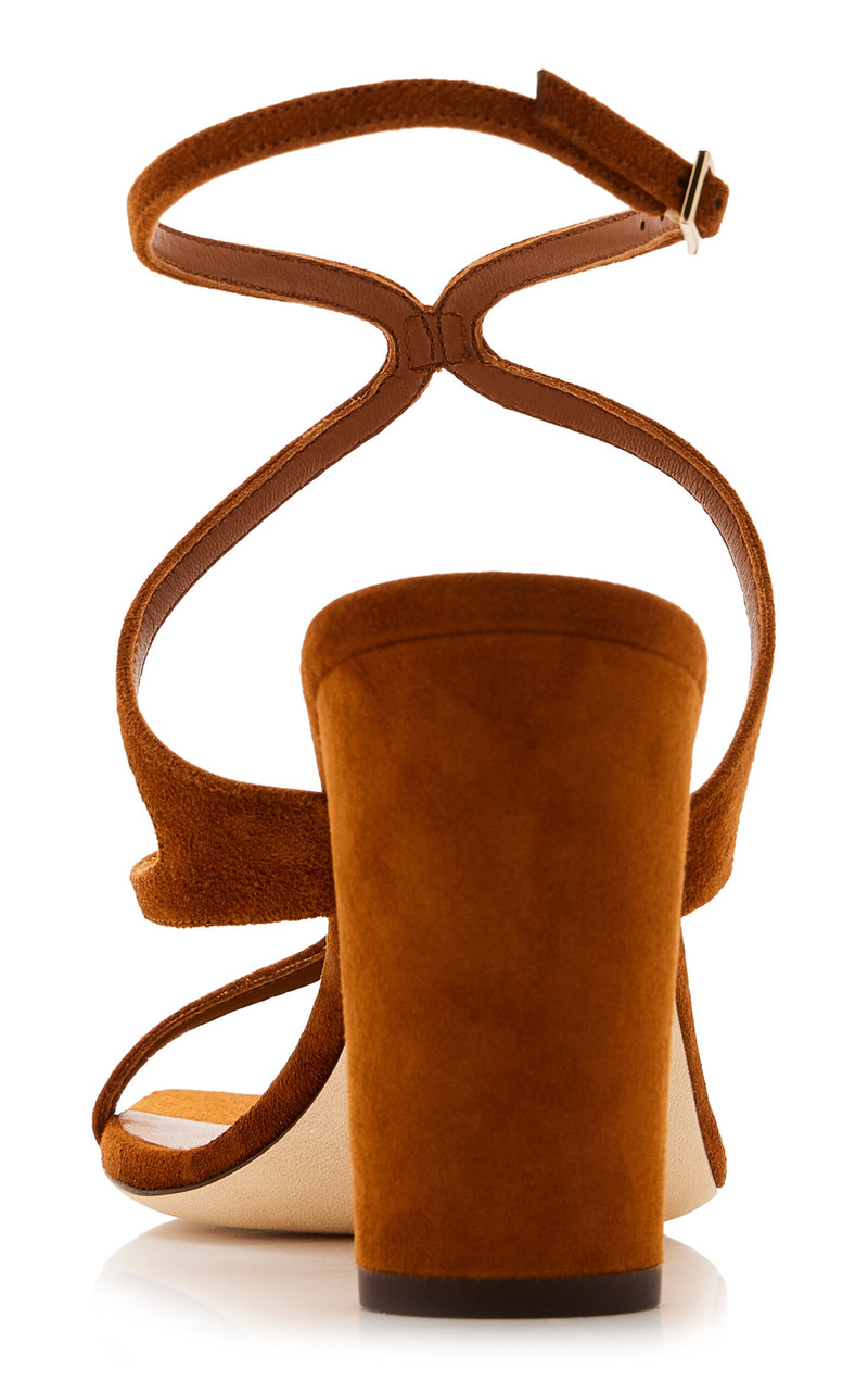 Azie Suede Sandals tan 4