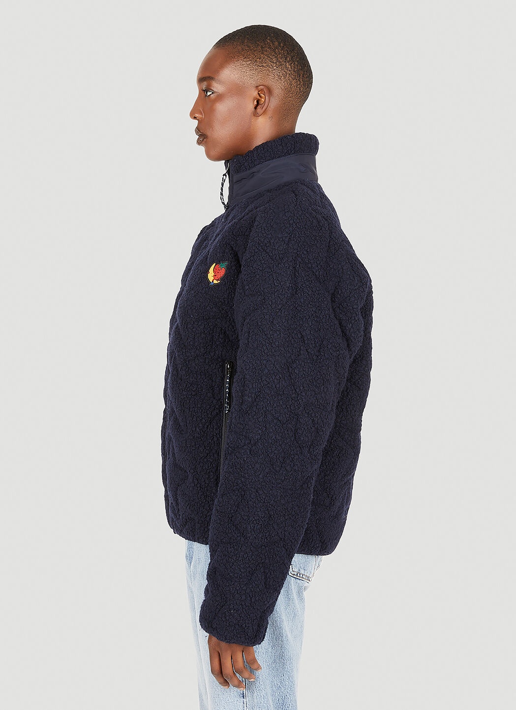 Quilted Fleece Zip Jacket - 3