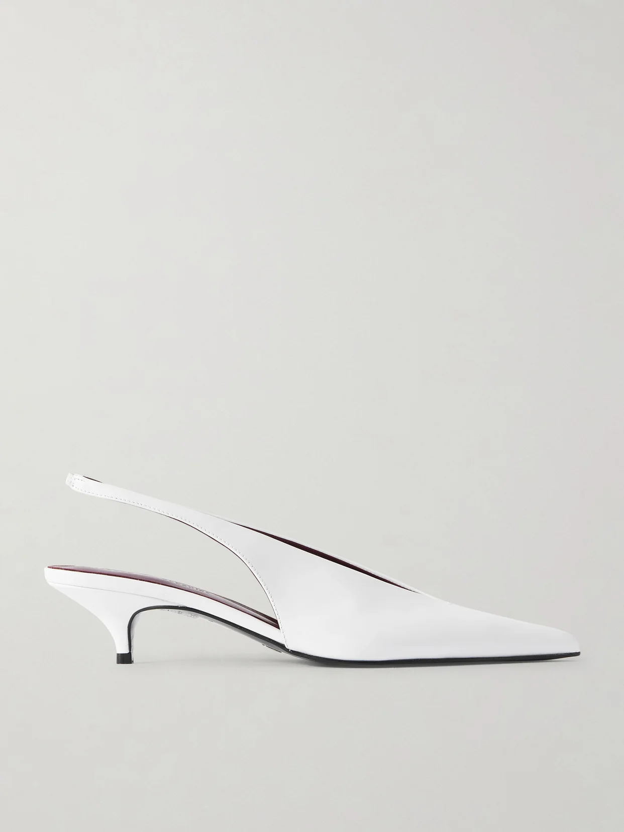 Leather Slingback Pumps - 1