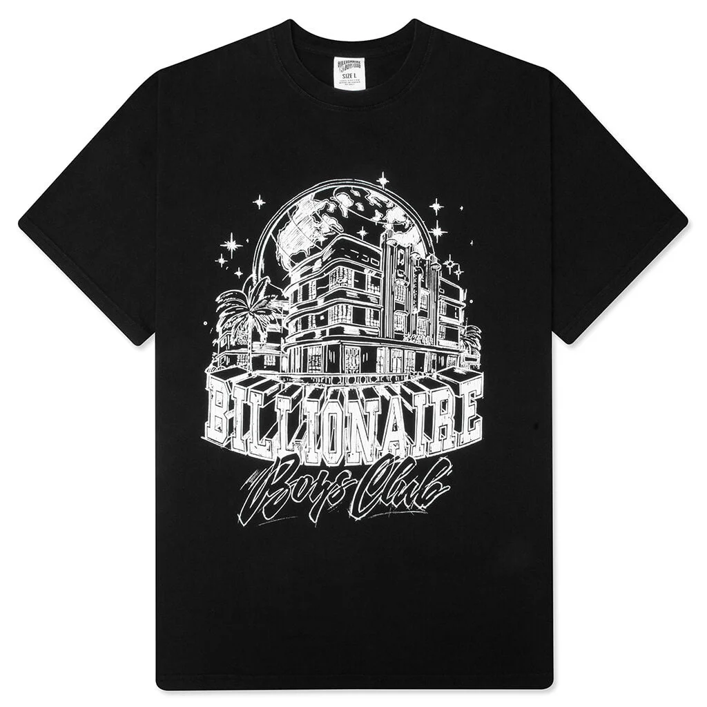 CLUBHOUSE S/S KNIT - BLACK - 1