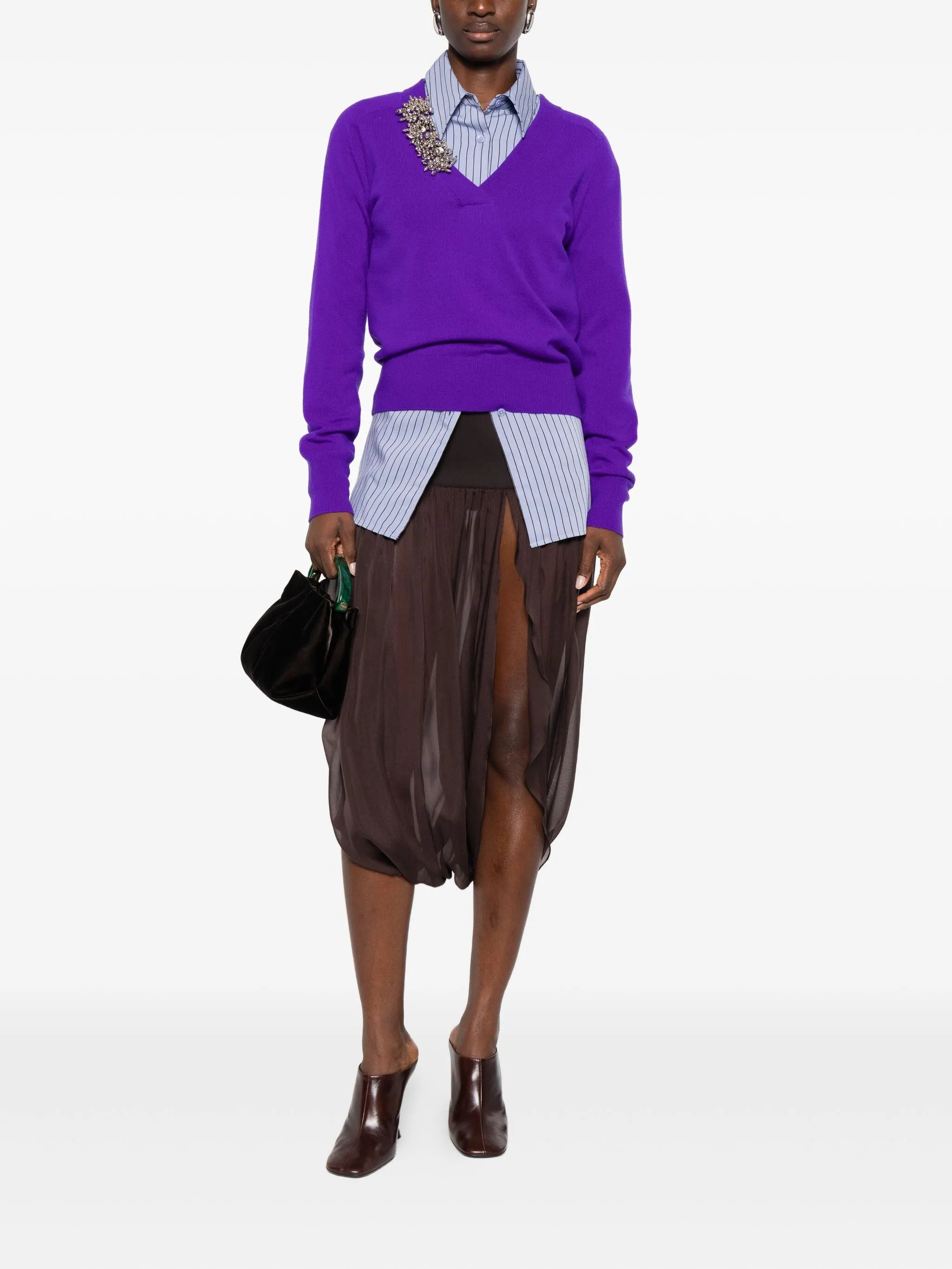 Dries Van Noten V-neck Sweater - 4