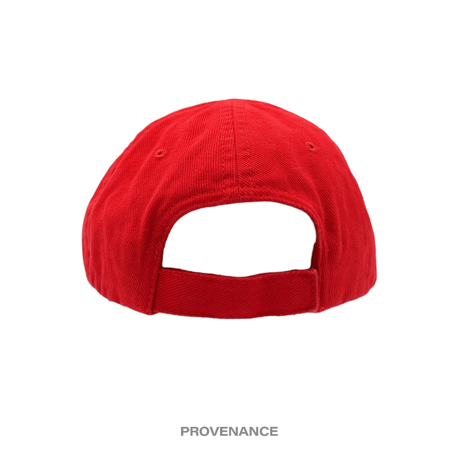 Balenciaga BB Embroidered Logo Cap - Red Black - 7