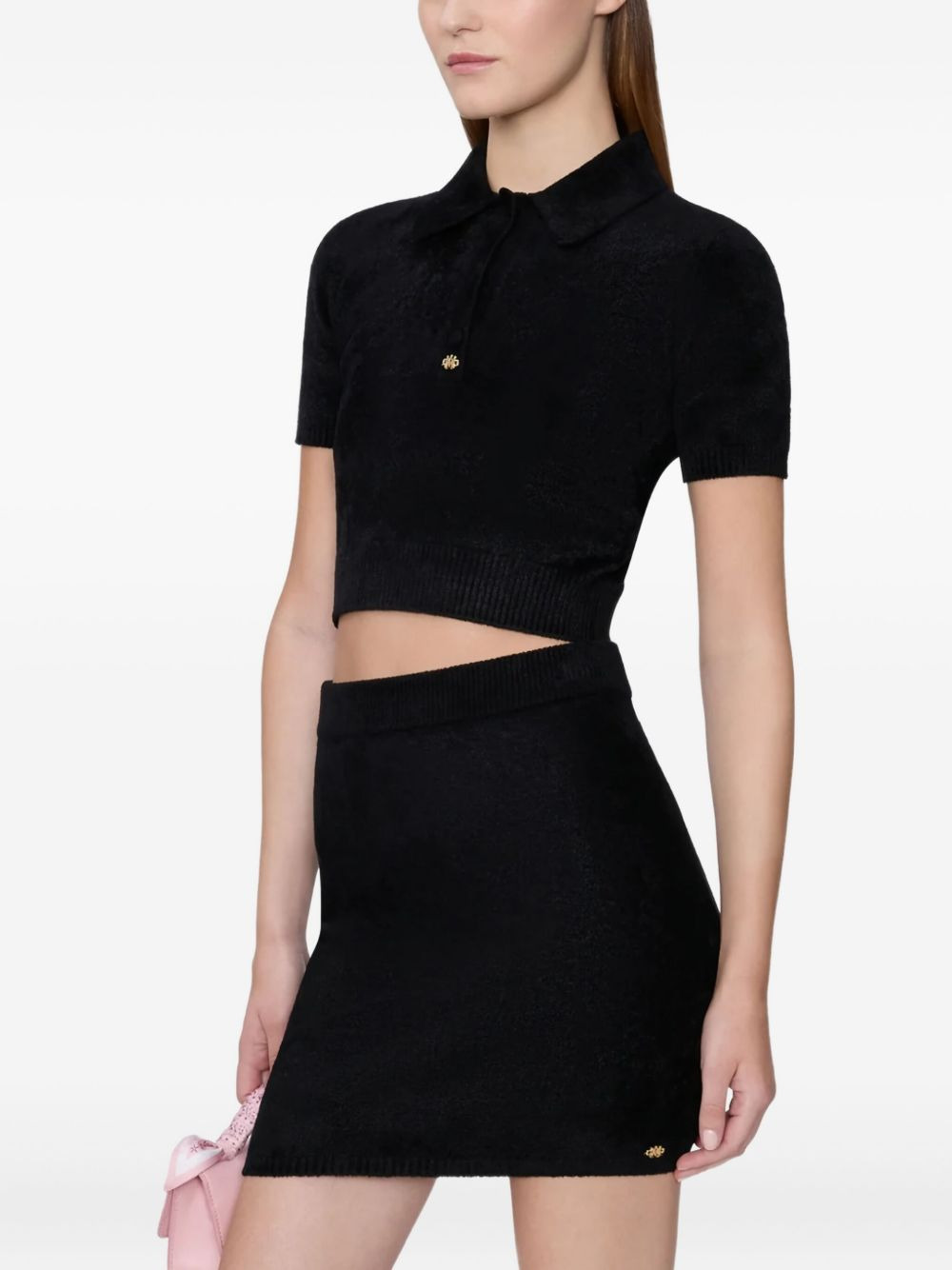 short-sleeved polo top - 4
