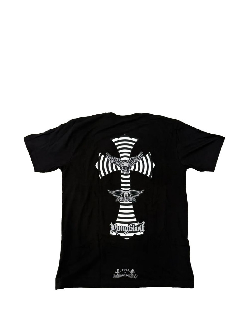 Chrome Hearts Foti x Yungblud x Aerosmith cotton T-shirt outlook
