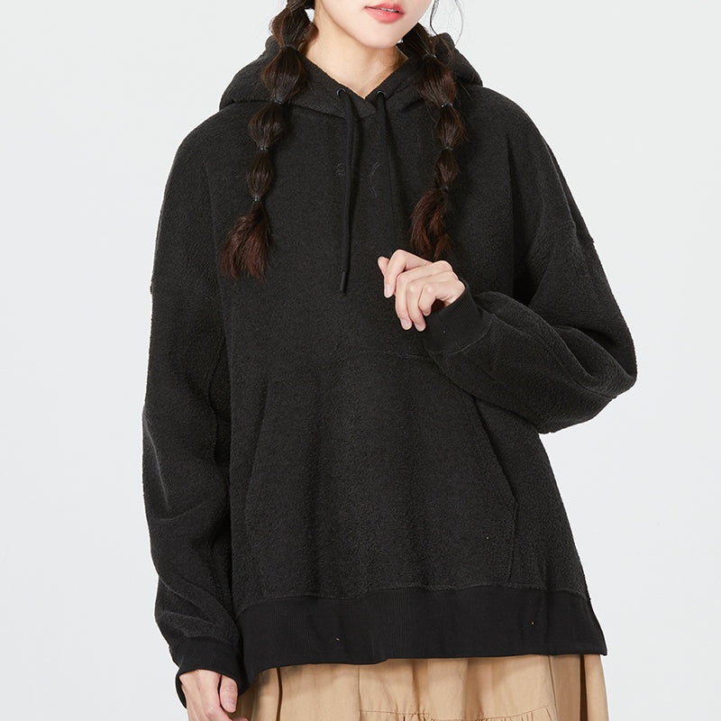 (WMNS) PUMA Winterized Hoodie 'Black' 672132-01 - 3