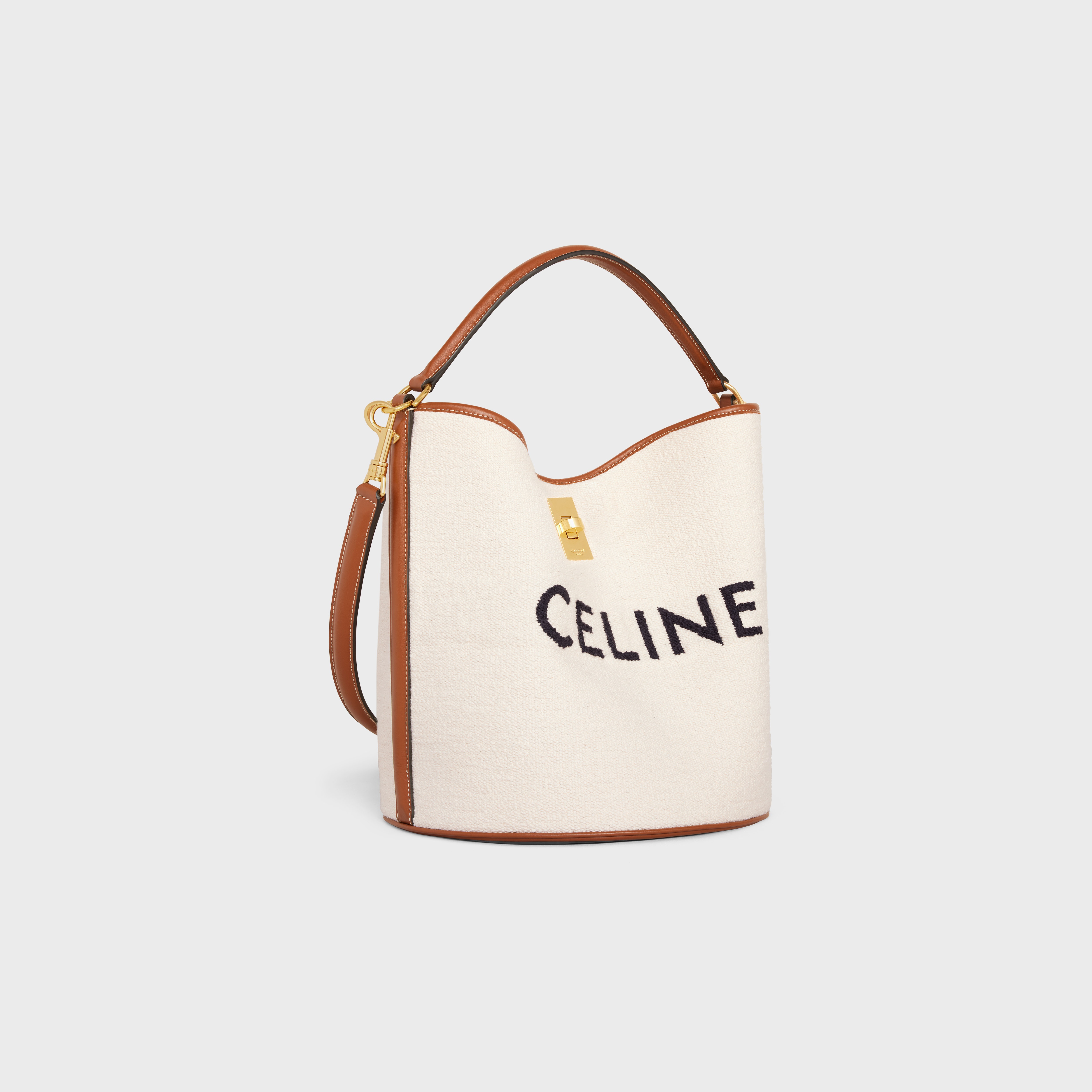 Bucket 16 Bag in TEXTILE WITH CELINE JACQUARD - 2