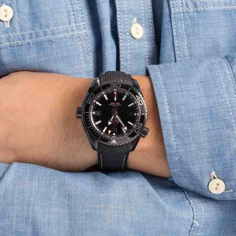 Pre-Owned Omega Seamaster GMT Planet Ocean Black Dial - 5