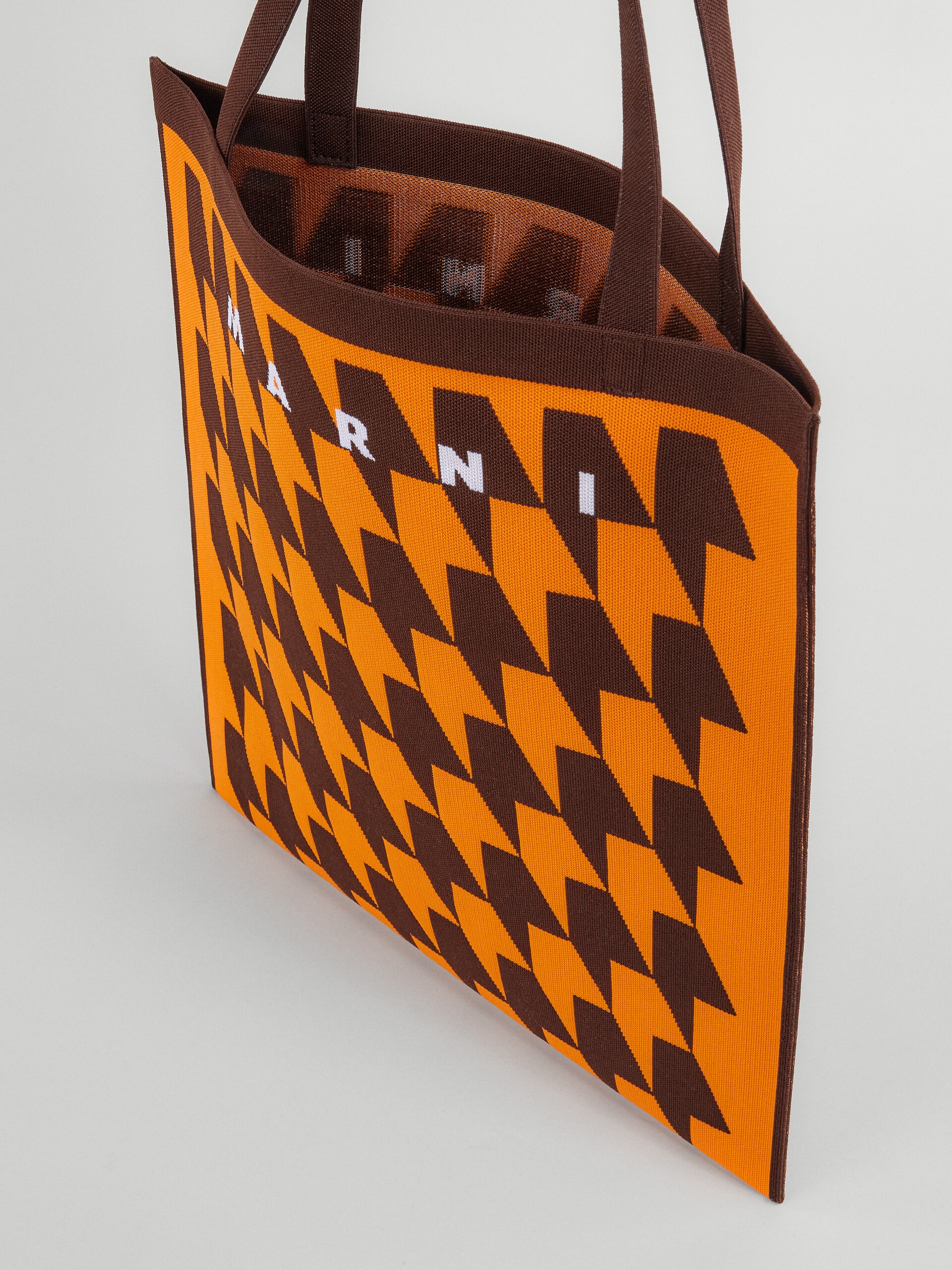 HOUNDSTOOTH JACQUARD MESSENGER BAG - 5