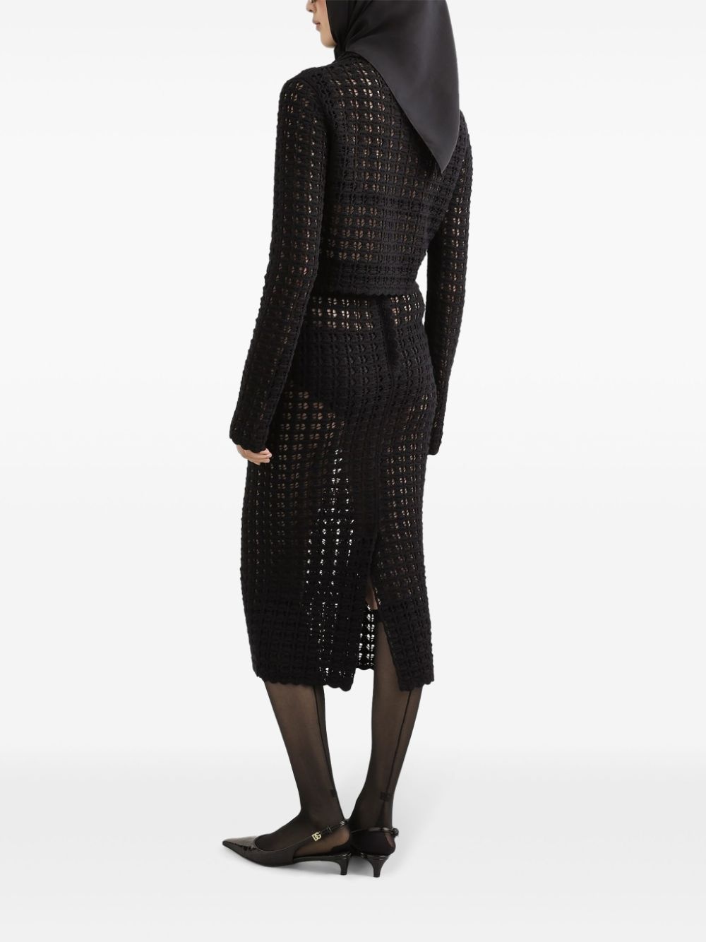 knitted midi skirt - 3