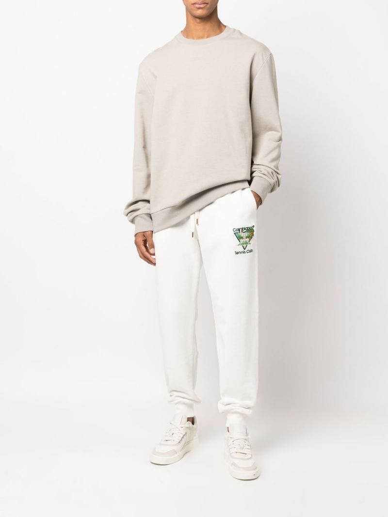 embroidered-logo track pants - 2