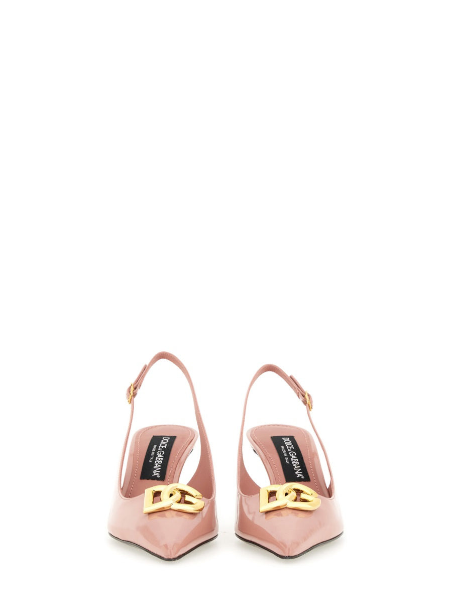 Dolce & Gabbana Women Leather Slingback - 3