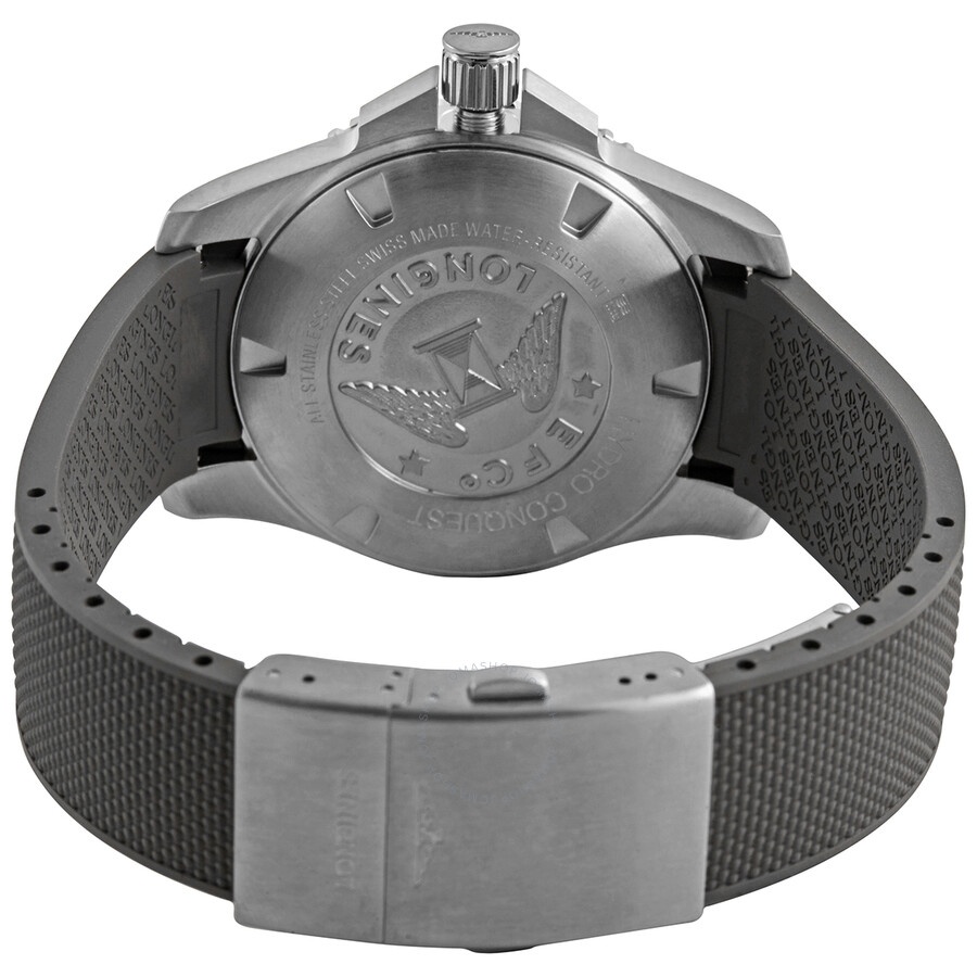 Longines Hydroconquest Automatic Grey Dial Men's Watch L3.782.4.76.9 - 3