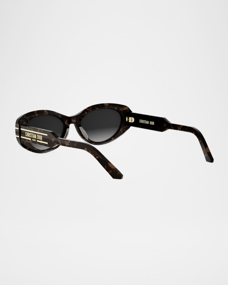 Dior DiorSignature B8U Acetate Oval Sunglasses outlook
