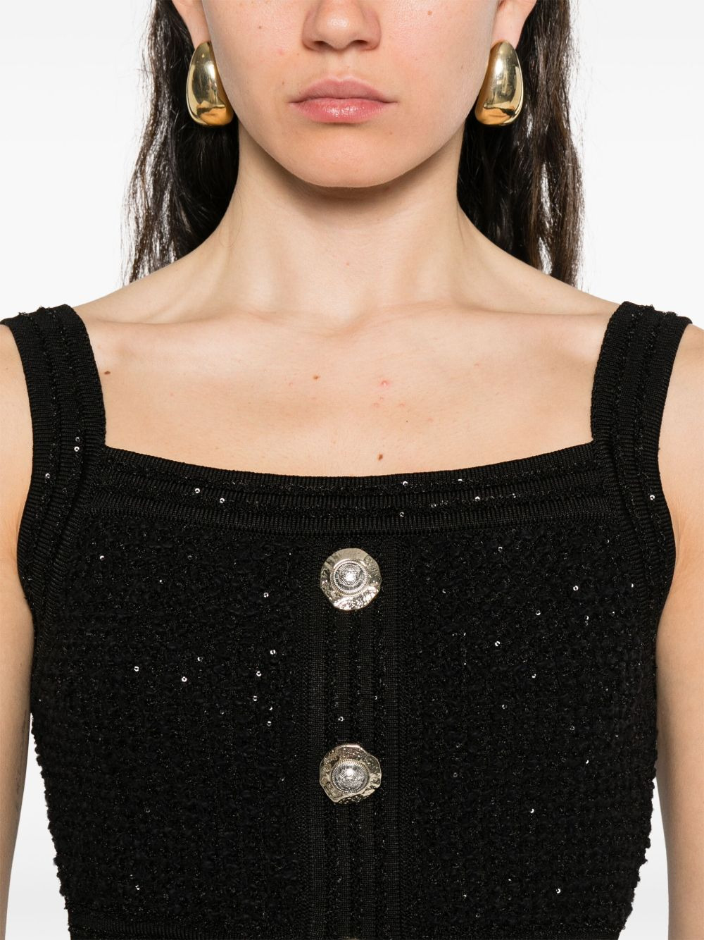 Balmain Women Tweed Top - 2