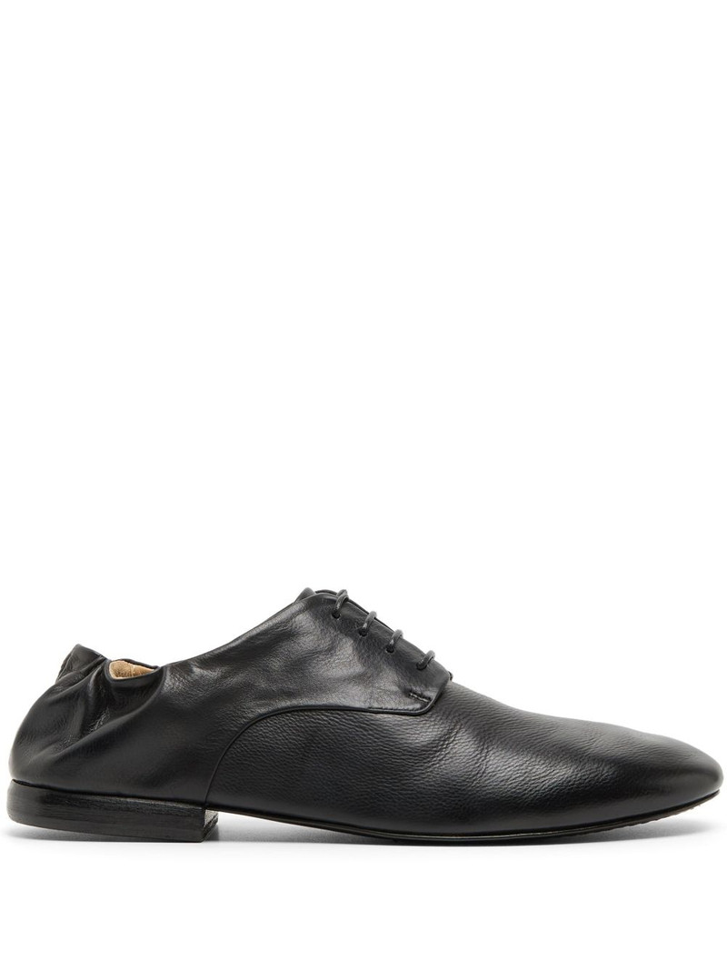 gathered heel Derby shoes 1