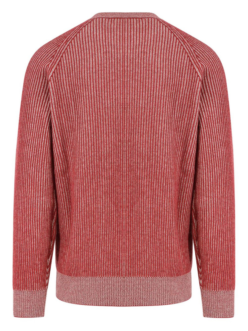 Brunello Cucinelli ribbed knit crew-neck sweater outlook