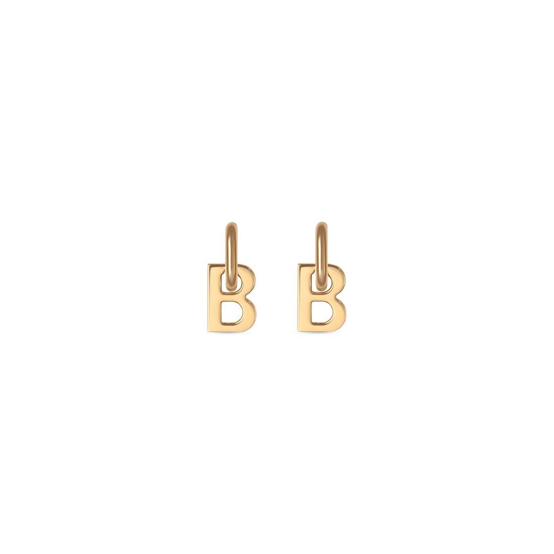 Women's B Chain Xs Earrings in Gold - 1