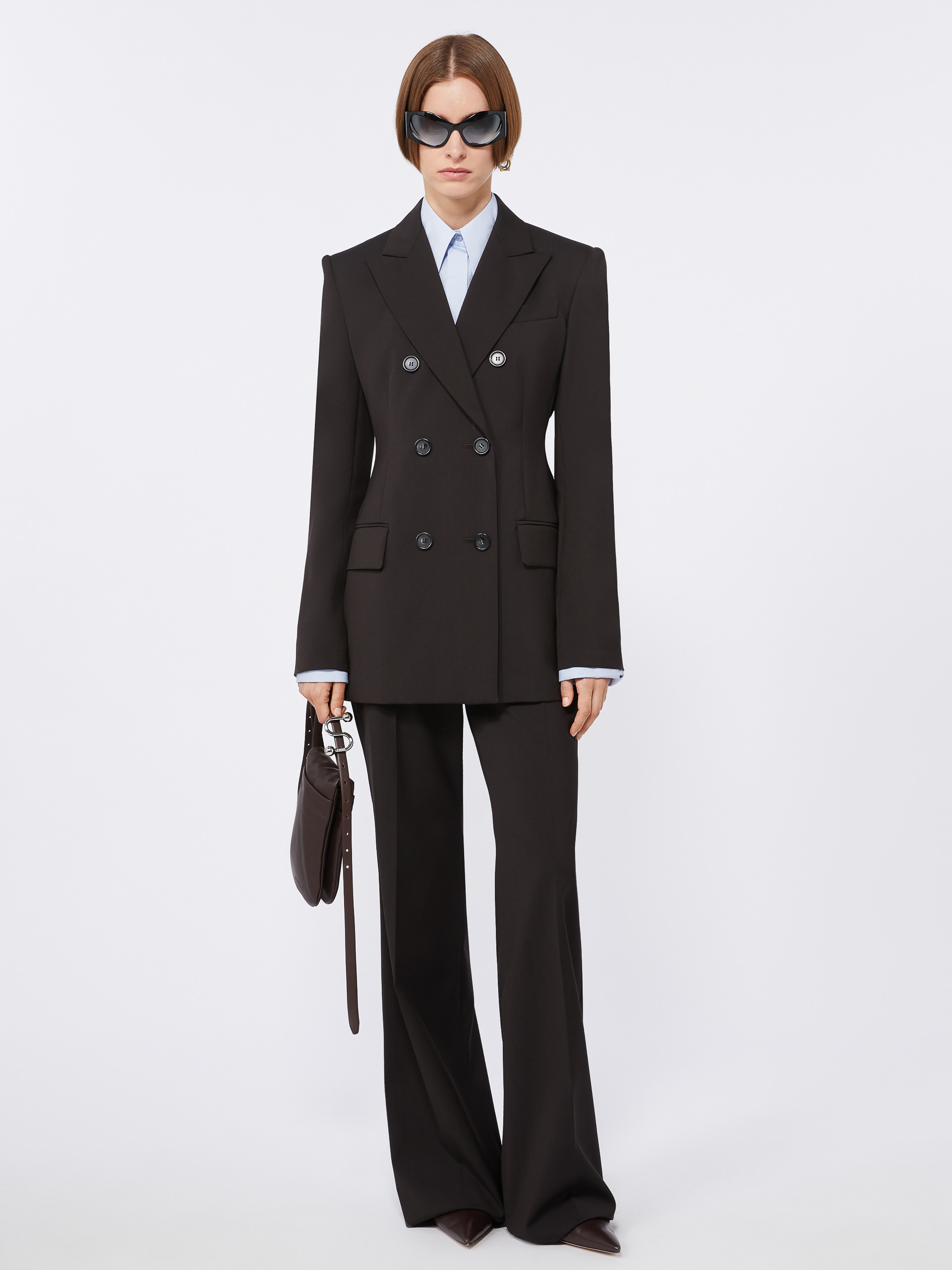 HANGAR Flared stretch wool trousers - 2