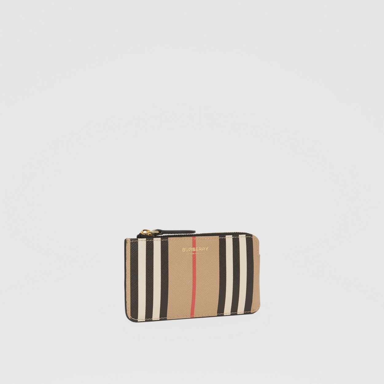Icon Stripe Zip Coin Case - 4